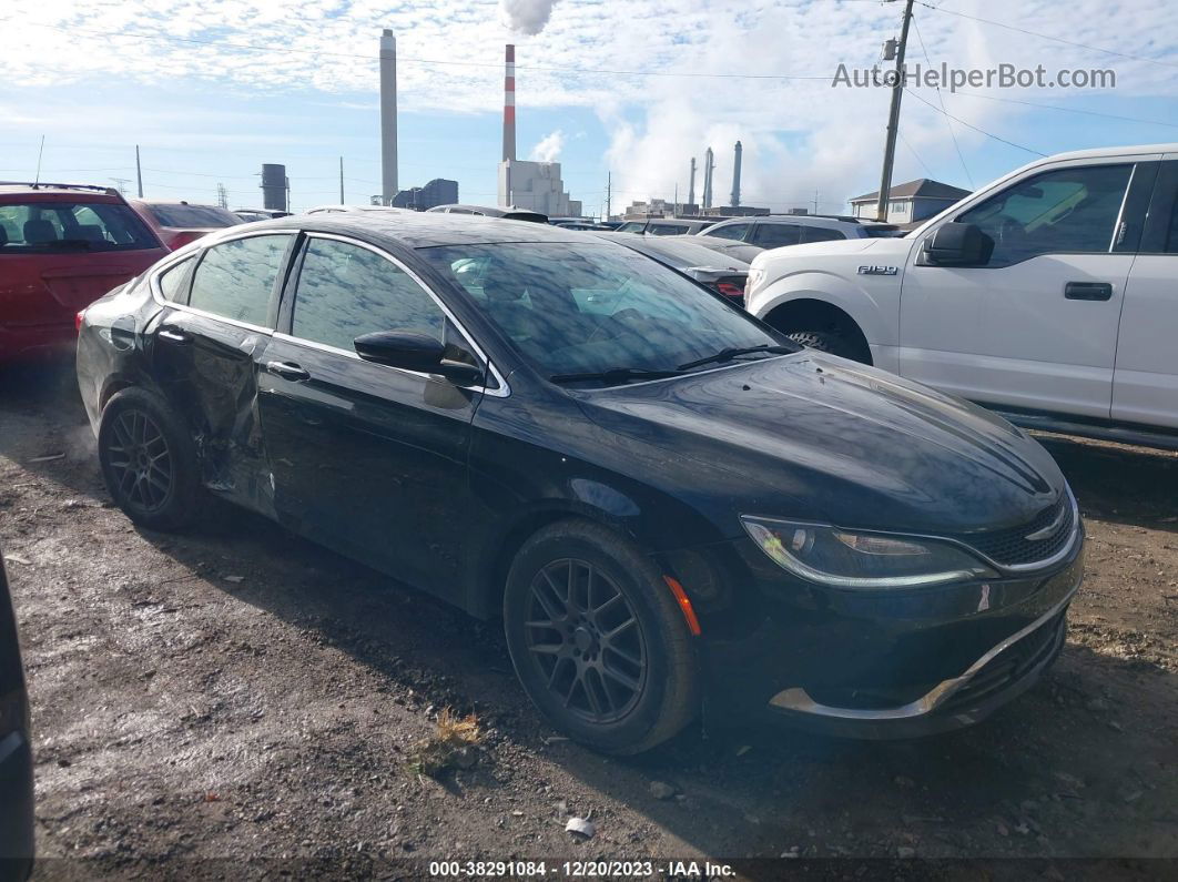 2015 Chrysler 200 C Черный vin: 1C3CCCCG4FN528042