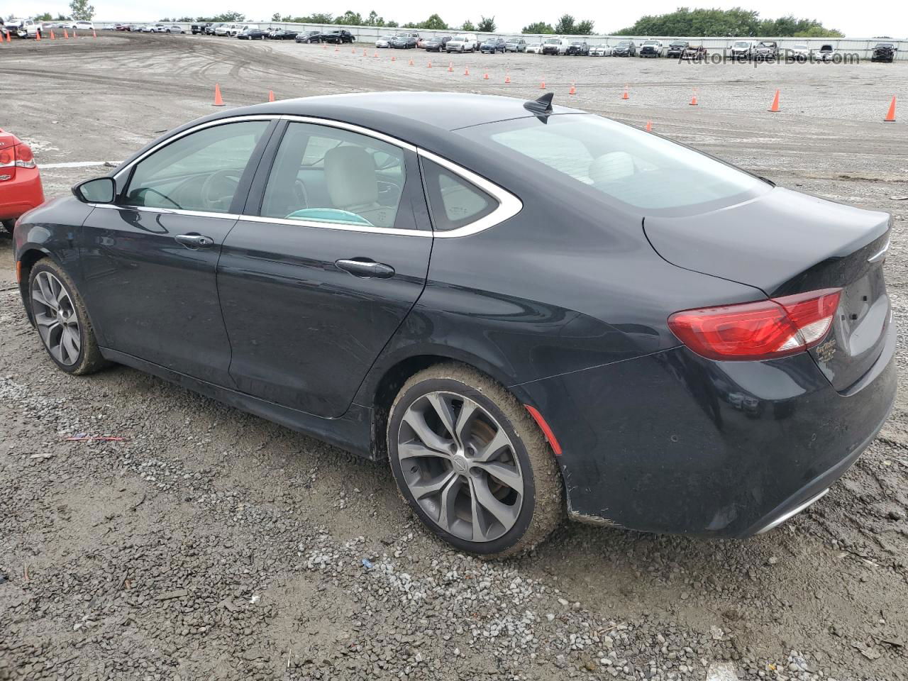 2015 Chrysler 200 C Black vin: 1C3CCCCG4FN565446