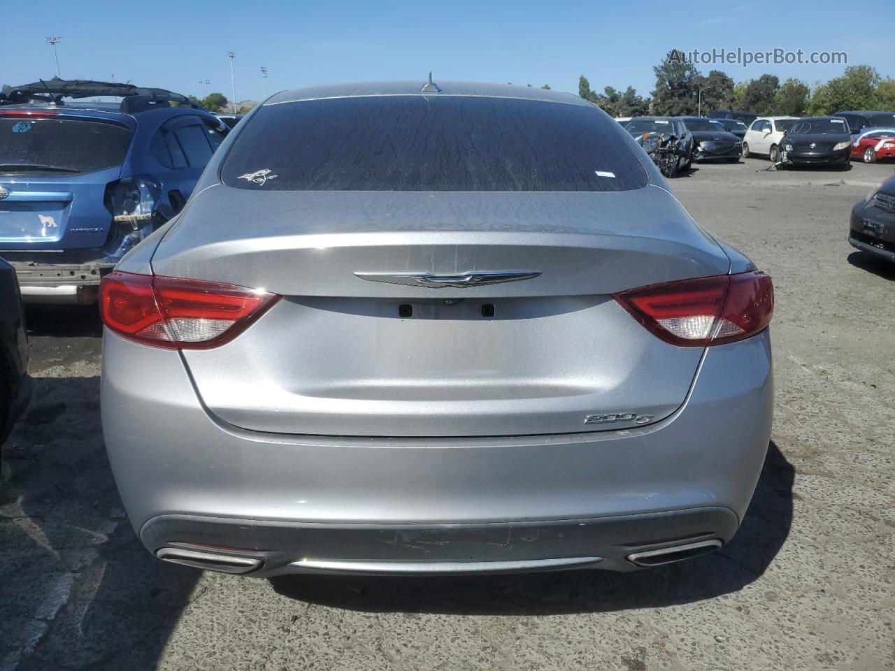 2015 Chrysler 200 C Silver vin: 1C3CCCCG4FN651307