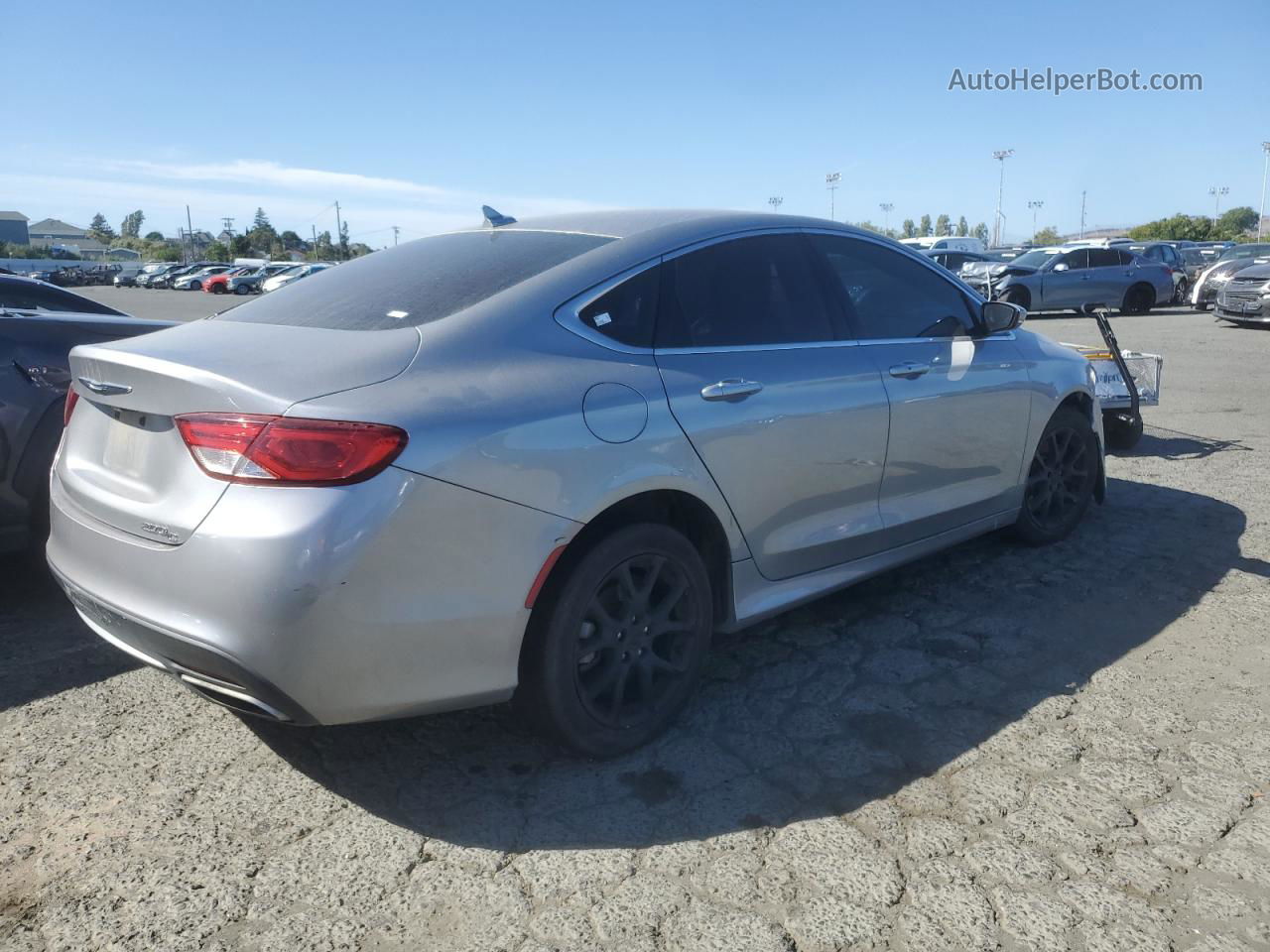 2015 Chrysler 200 C Silver vin: 1C3CCCCG4FN651307