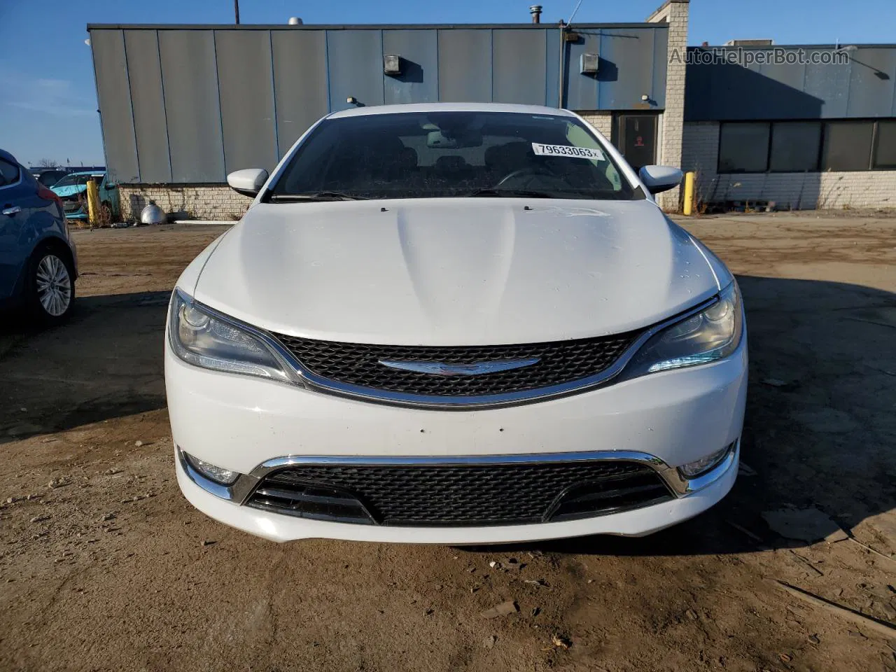 2015 Chrysler 200 C Белый vin: 1C3CCCCG4FN678331