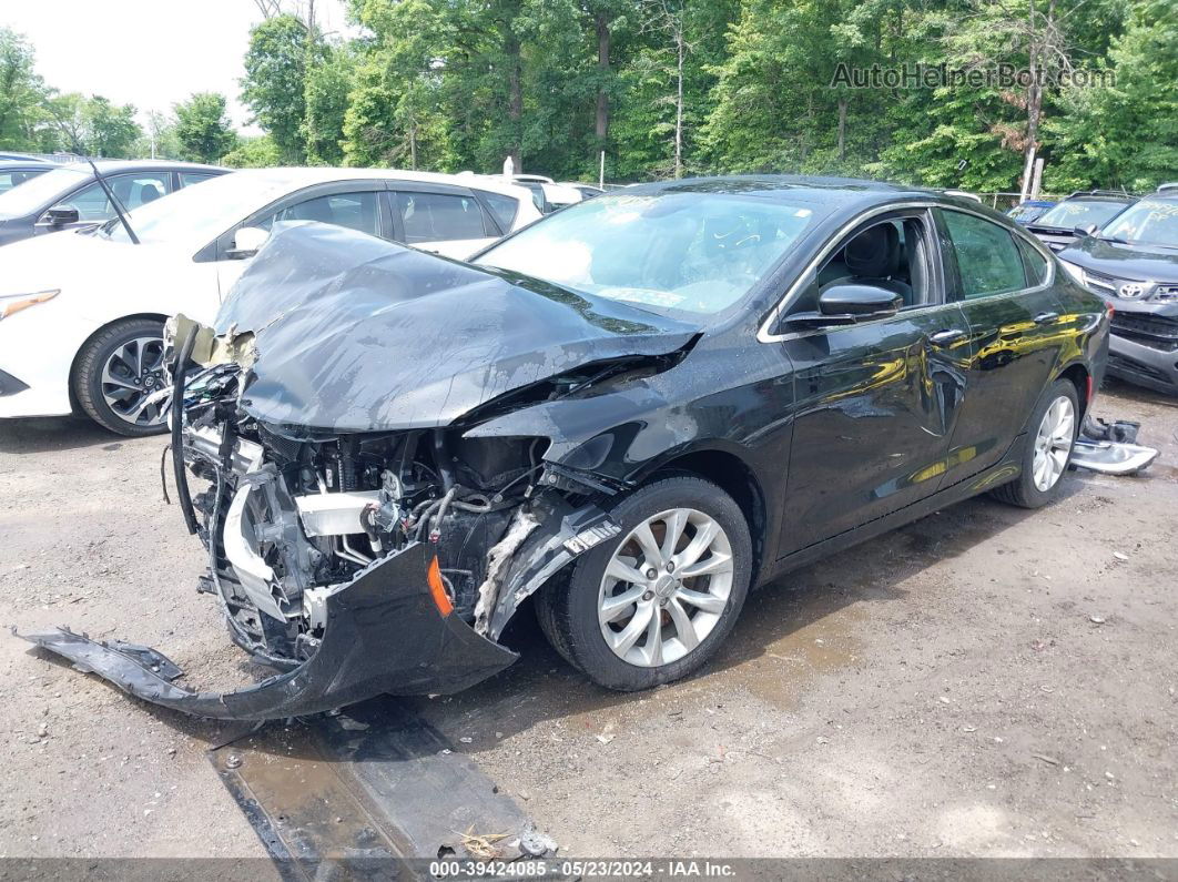 2015 Chrysler 200 C Black vin: 1C3CCCCG4FN707052