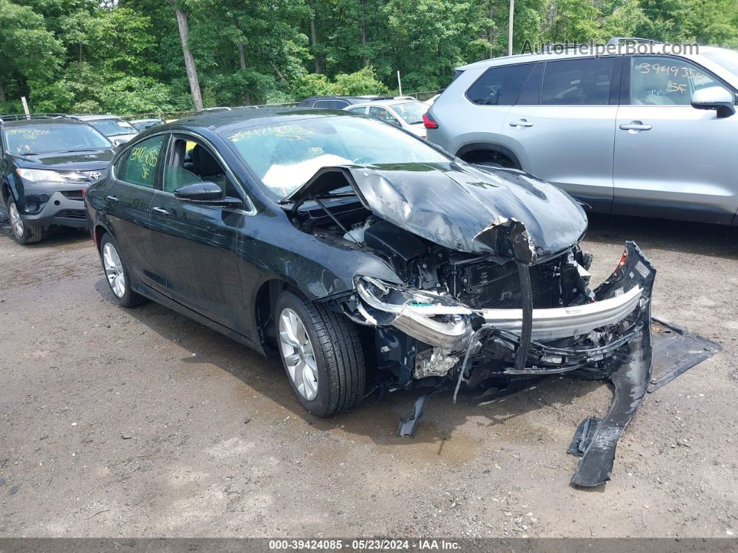 2015 Chrysler 200 C Black vin: 1C3CCCCG4FN707052