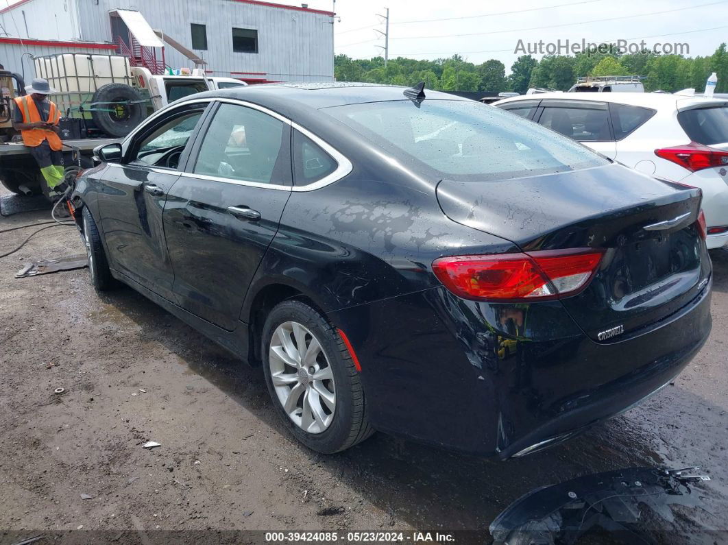 2015 Chrysler 200 C Black vin: 1C3CCCCG4FN707052