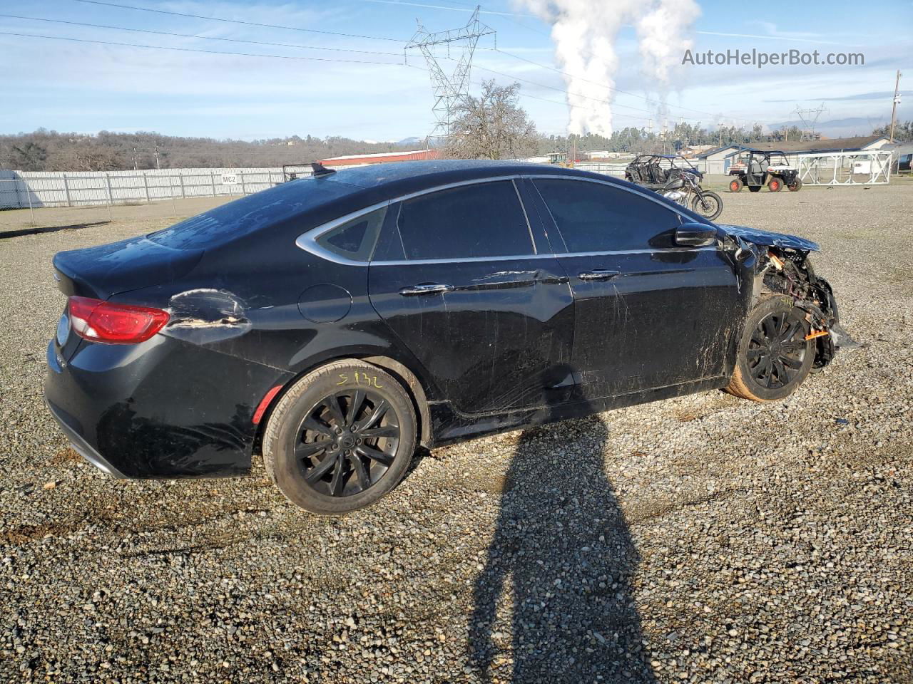 2015 Chrysler 200 C Черный vin: 1C3CCCCG6FN514269