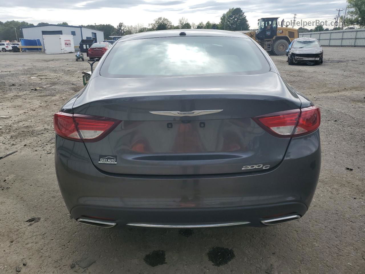 2015 Chrysler 200 C Gray vin: 1C3CCCCG6FN517382