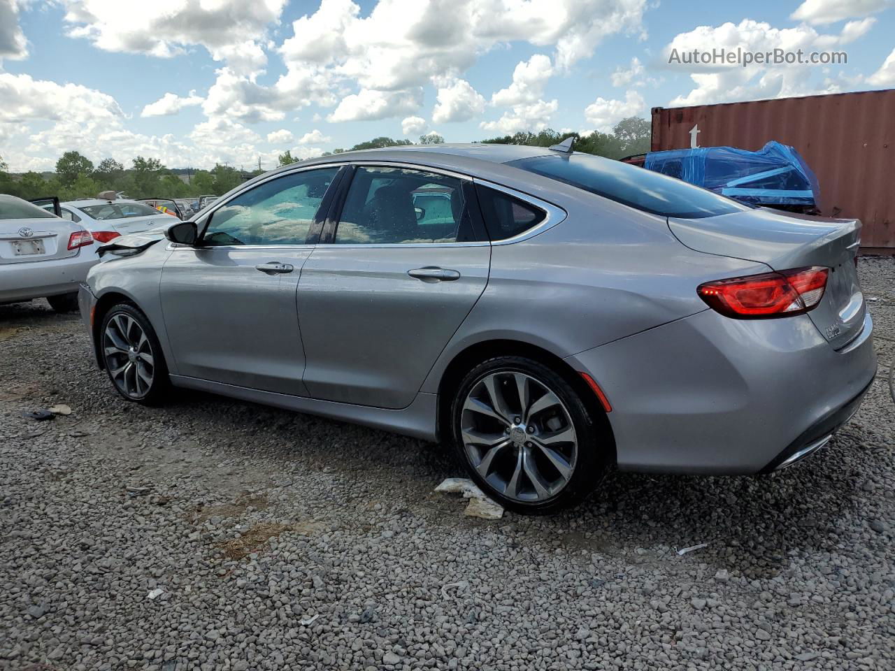 2016 Chrysler 200 C Серебряный vin: 1C3CCCCG6GN180374