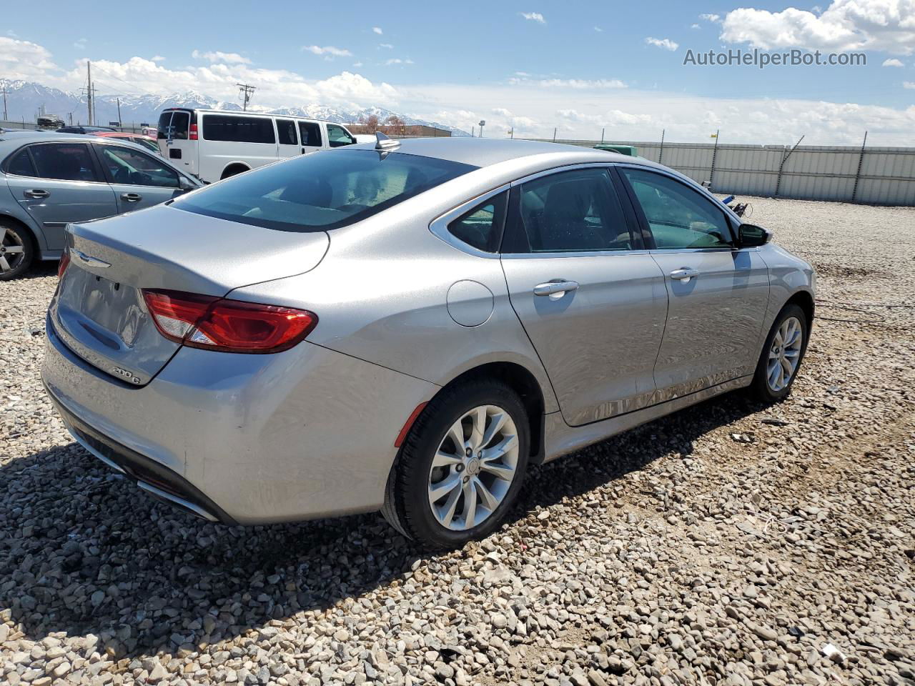 2015 Chrysler 200 C Серебряный vin: 1C3CCCCG7FN515155