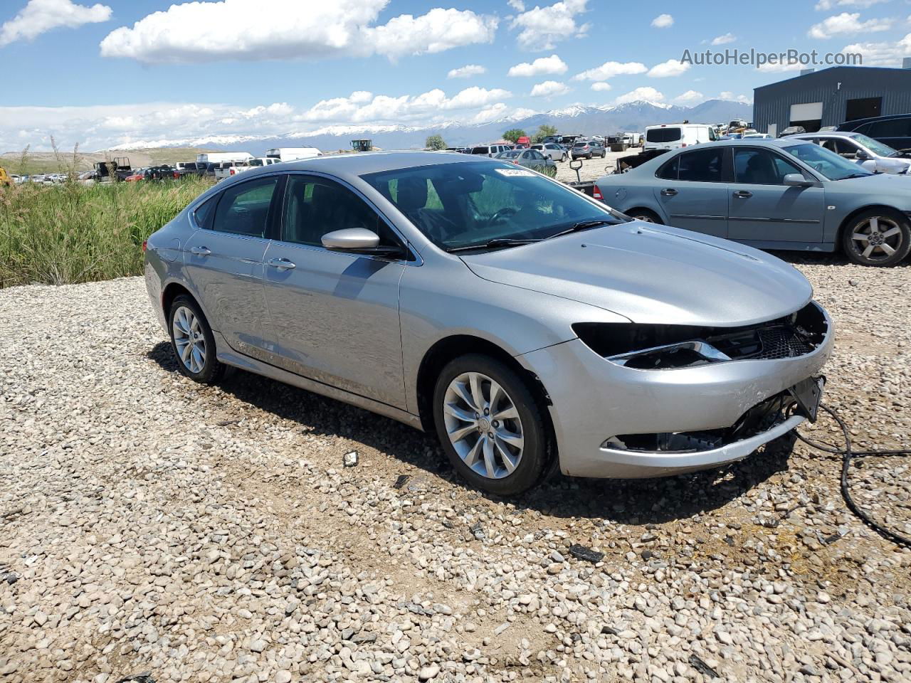 2015 Chrysler 200 C Silver vin: 1C3CCCCG7FN515155