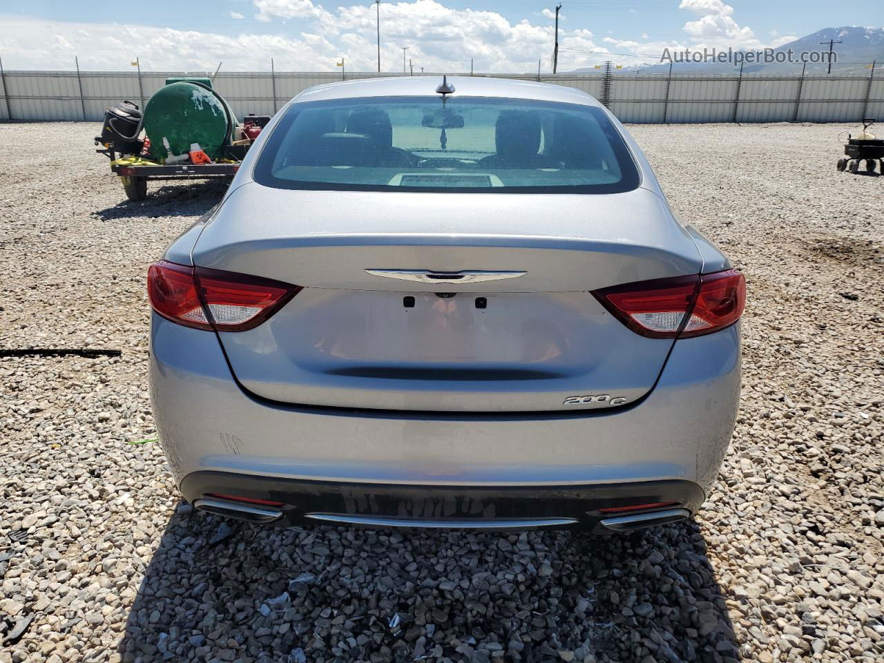 2015 Chrysler 200 C Серебряный vin: 1C3CCCCG7FN515155