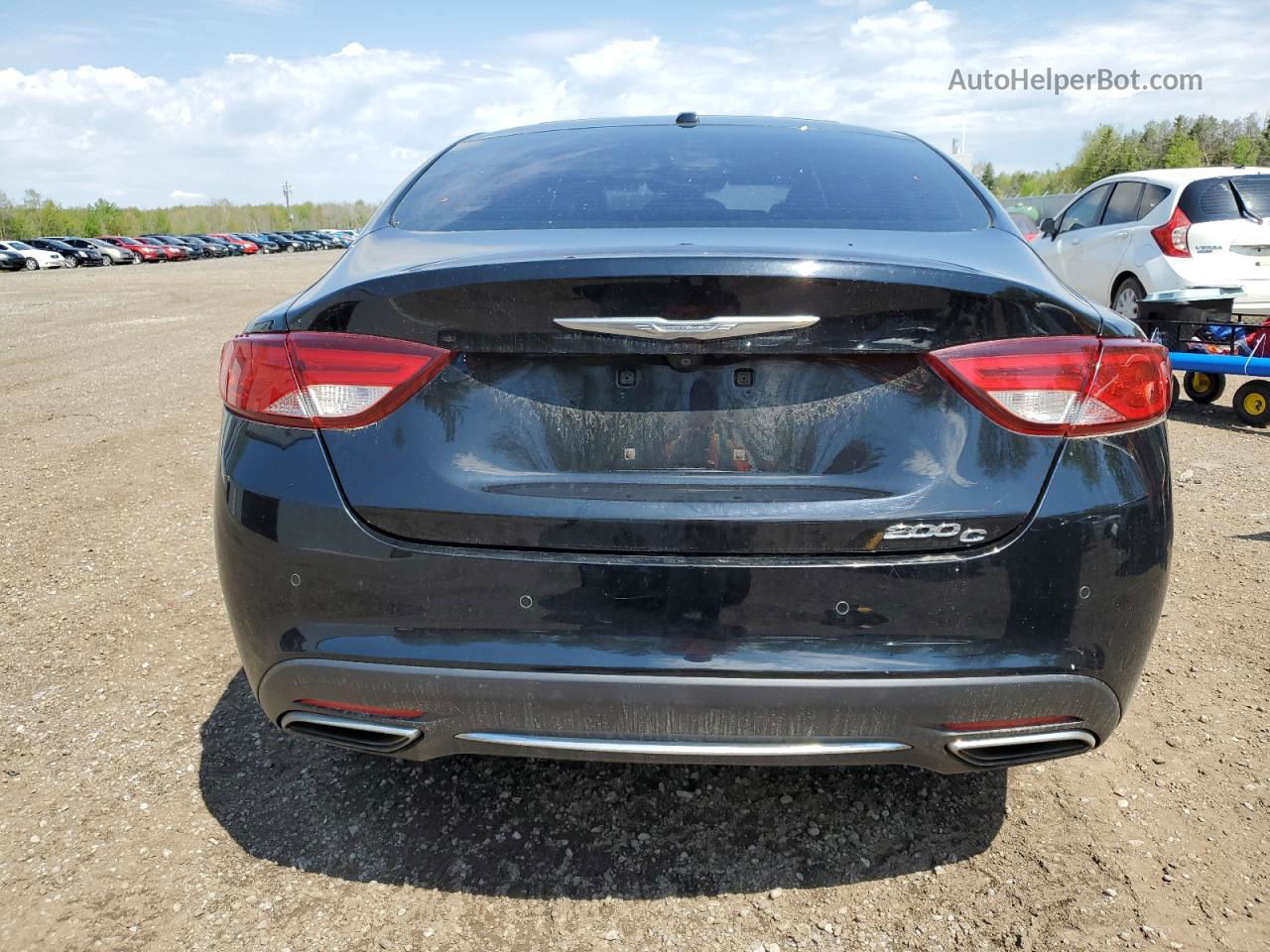 2015 Chrysler 200 C Черный vin: 1C3CCCCG7FN543506