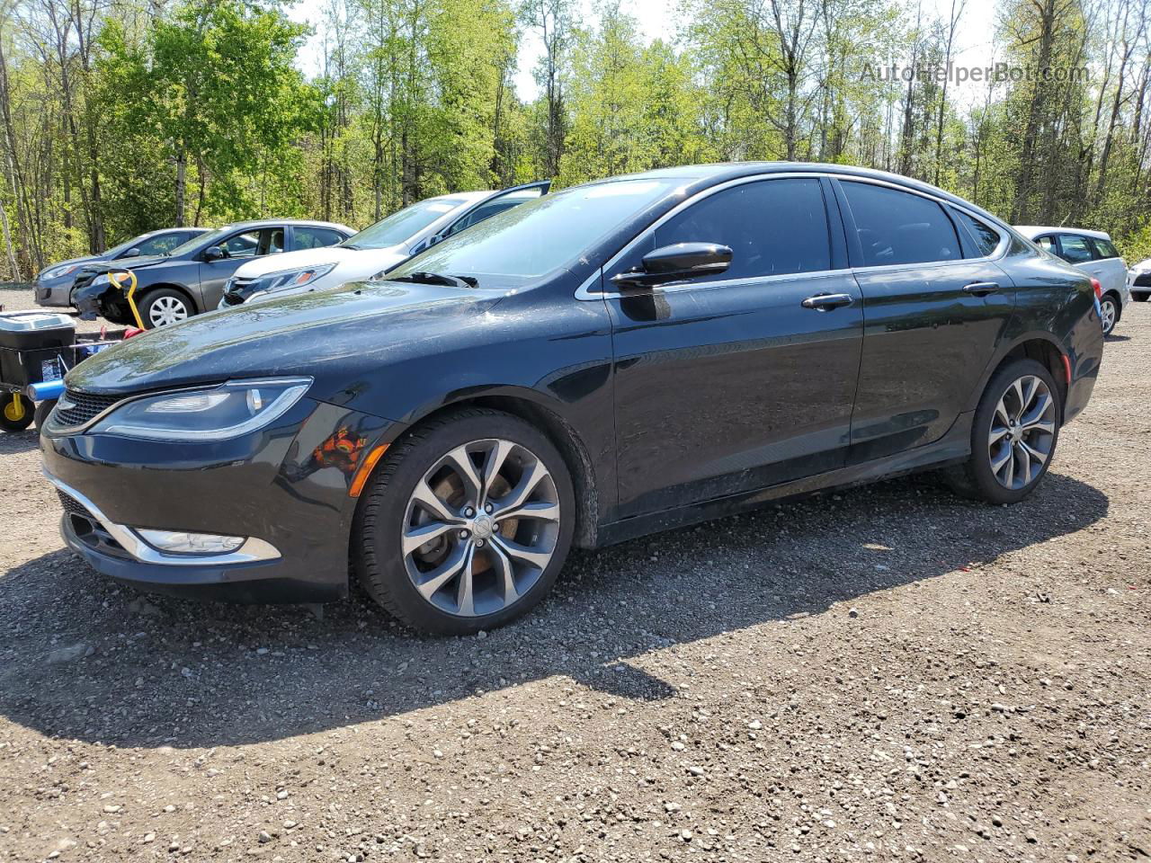 2015 Chrysler 200 C Черный vin: 1C3CCCCG7FN543506