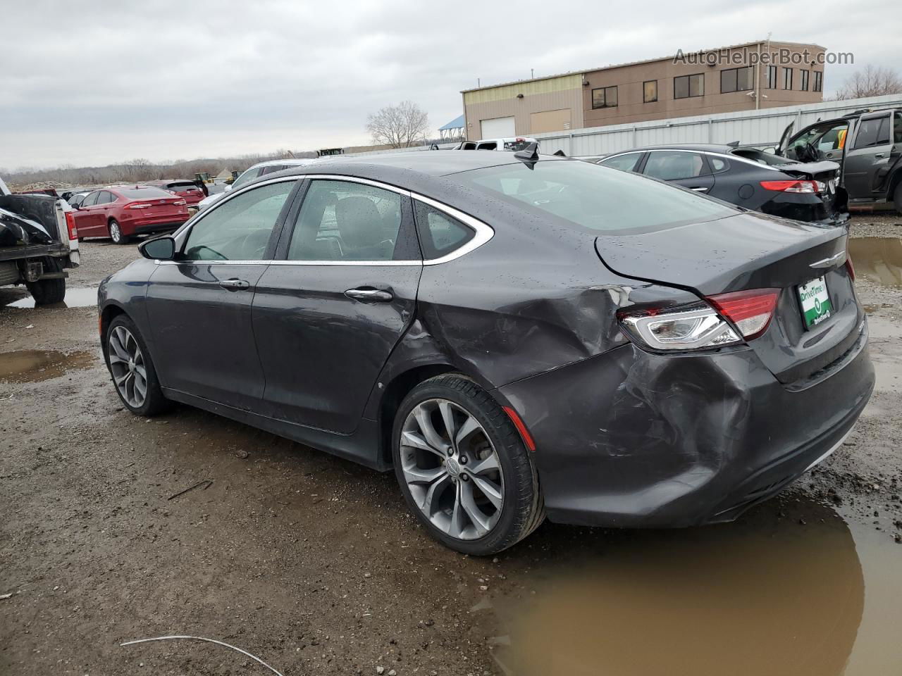 2015 Chrysler 200 C Угольный vin: 1C3CCCCG7FN580894