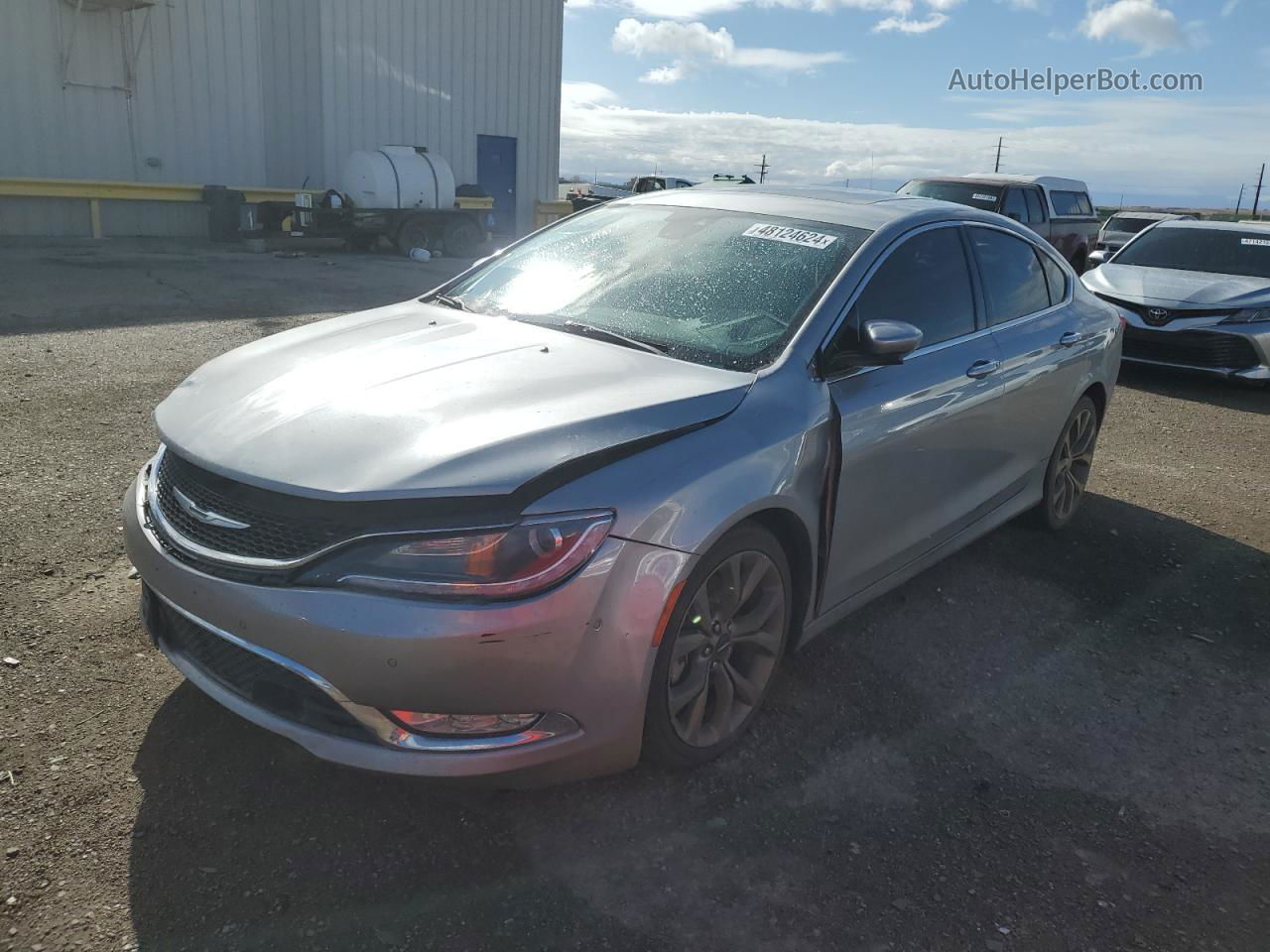 2015 Chrysler 200 C Серебряный vin: 1C3CCCCG8FN551310