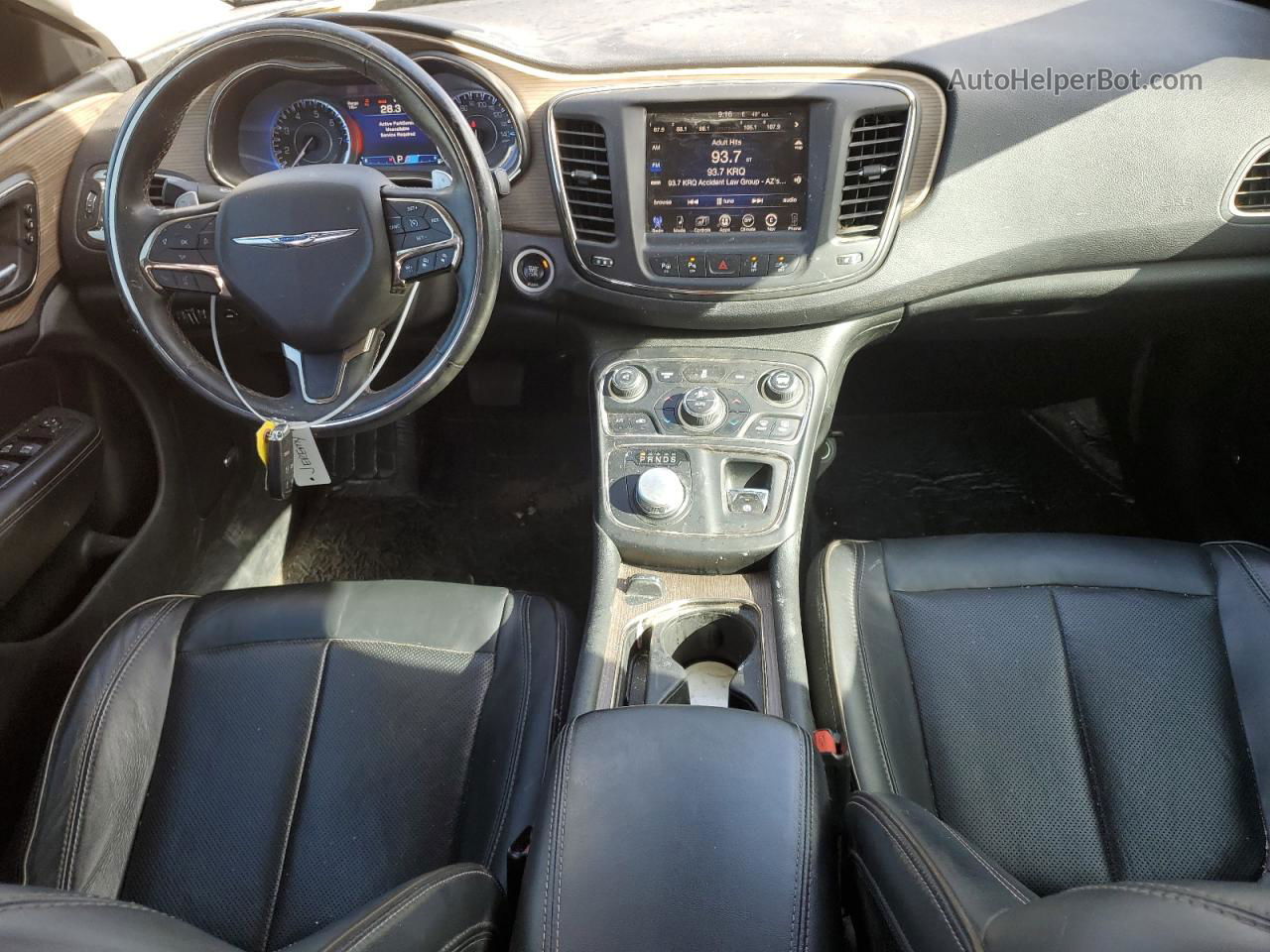 2015 Chrysler 200 C Серебряный vin: 1C3CCCCG8FN551310