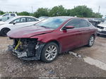 2016 Chrysler 200 C Maroon vin: 1C3CCCCG8GN162989