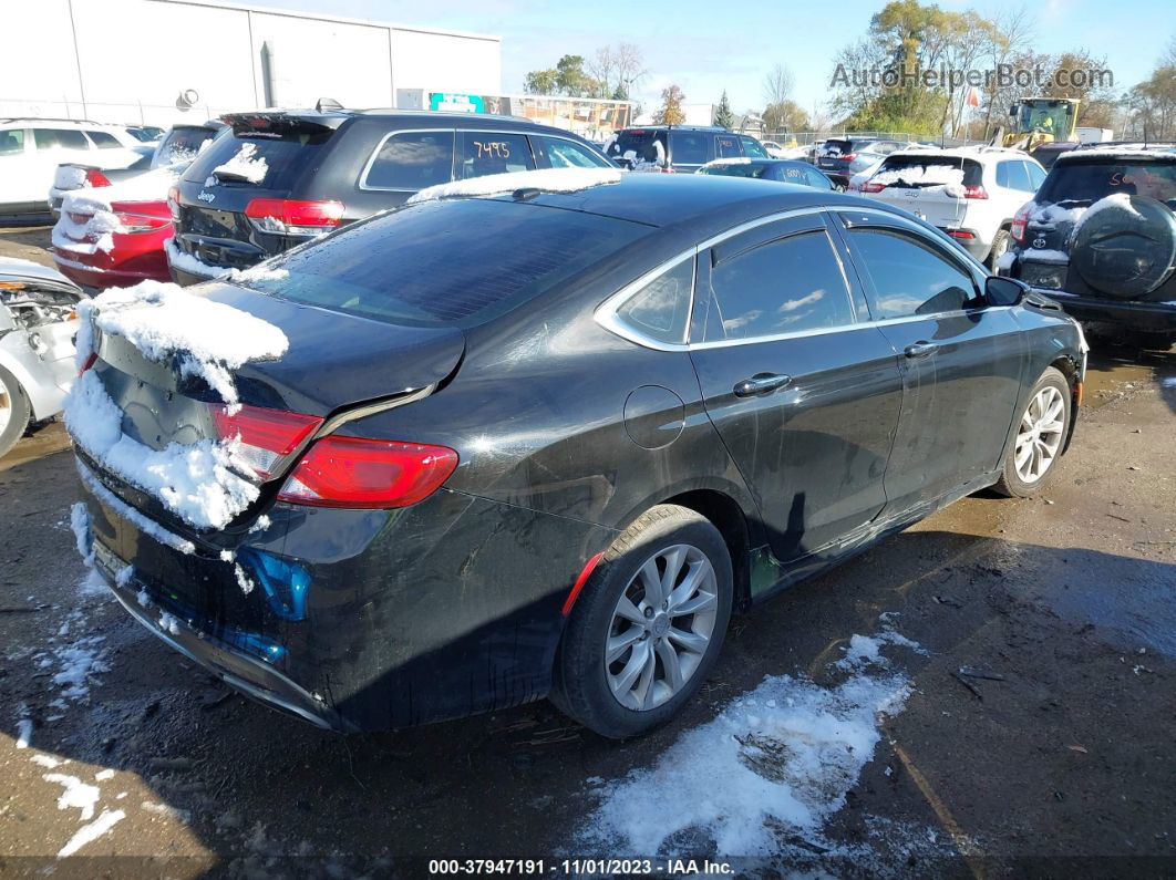 2016 Chrysler 200 C Black vin: 1C3CCCCG8GN197080