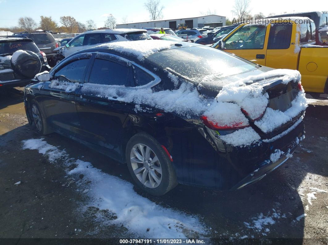 2016 Chrysler 200 C Black vin: 1C3CCCCG8GN197080