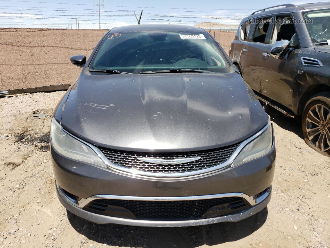 2015 Chrysler 200 C Charcoal vin: 1C3CCCCG9FN606282