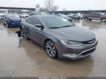 2015 Chrysler 200 C Gray vin: 1C3CCCCGXFN526361