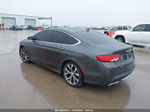 2015 Chrysler 200 C Gray vin: 1C3CCCCGXFN526361