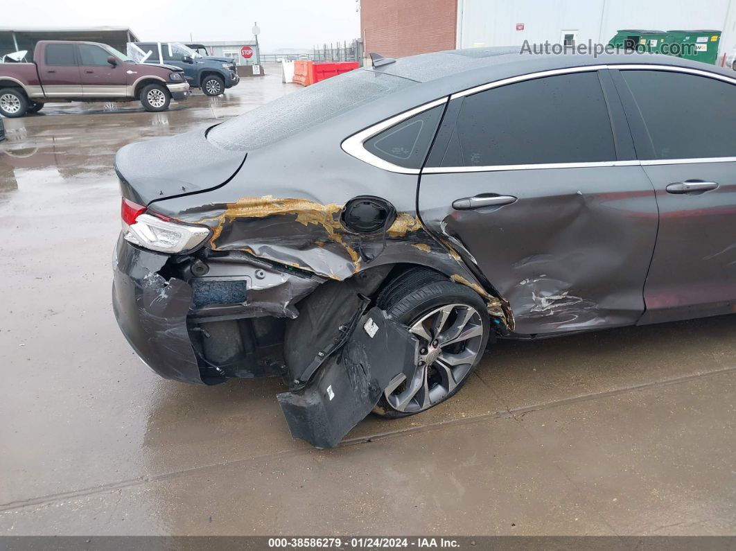 2015 Chrysler 200 C Gray vin: 1C3CCCCGXFN526361