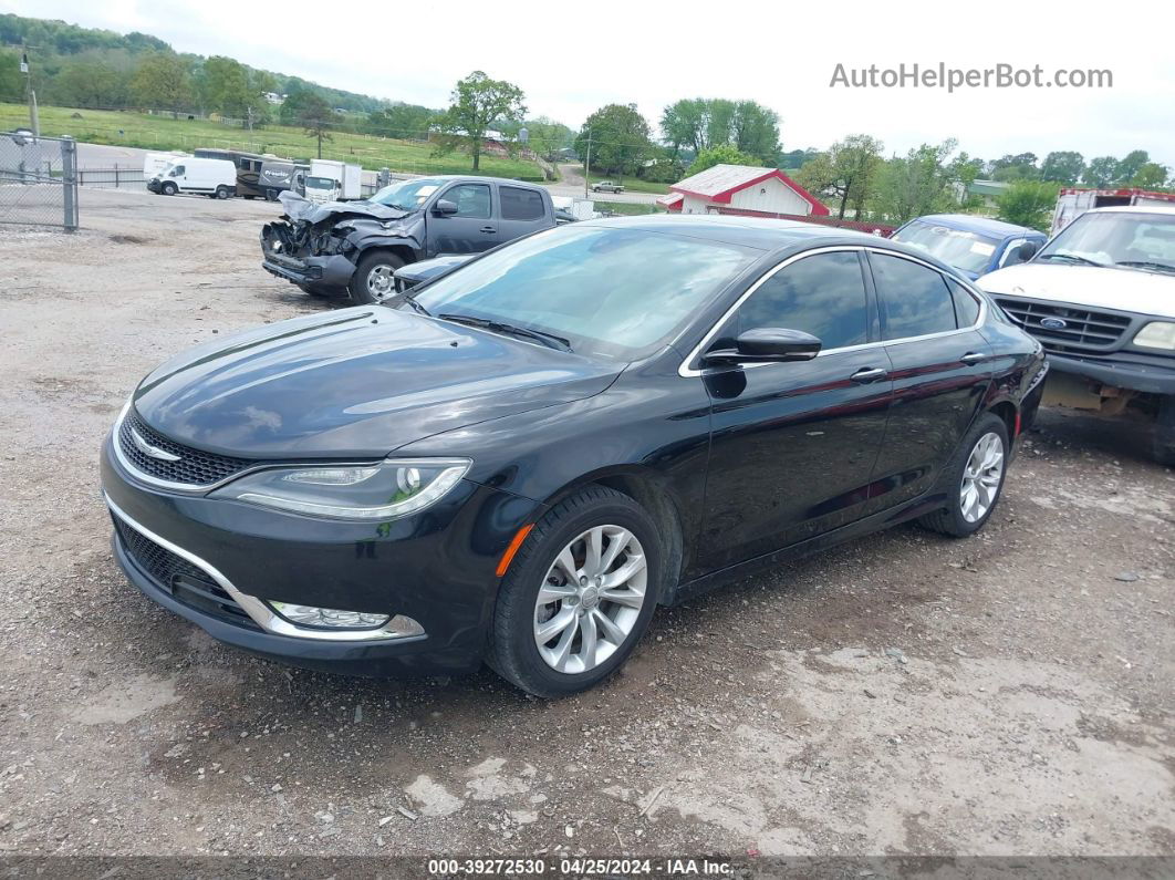 2016 Chrysler 200 C Black vin: 1C3CCCCGXGN100770