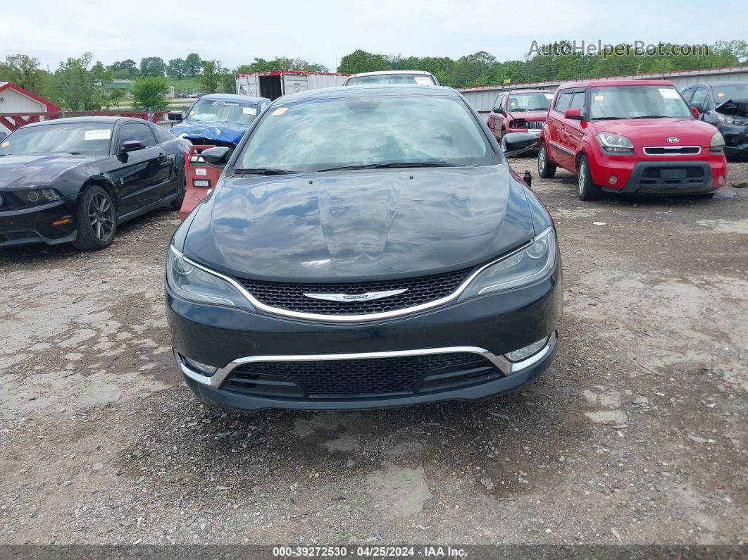 2016 Chrysler 200 C Black vin: 1C3CCCCGXGN100770