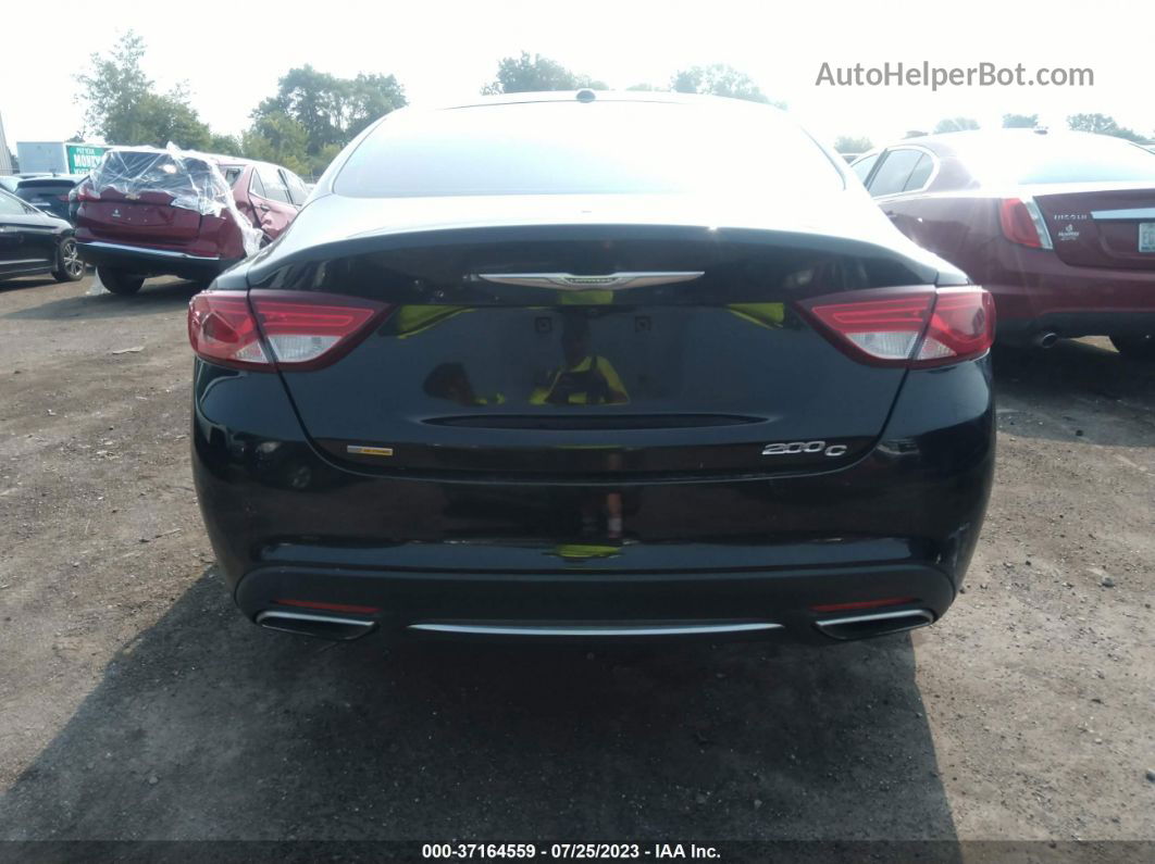 2016 Chrysler 200 C Black vin: 1C3CCCCGXGN163450