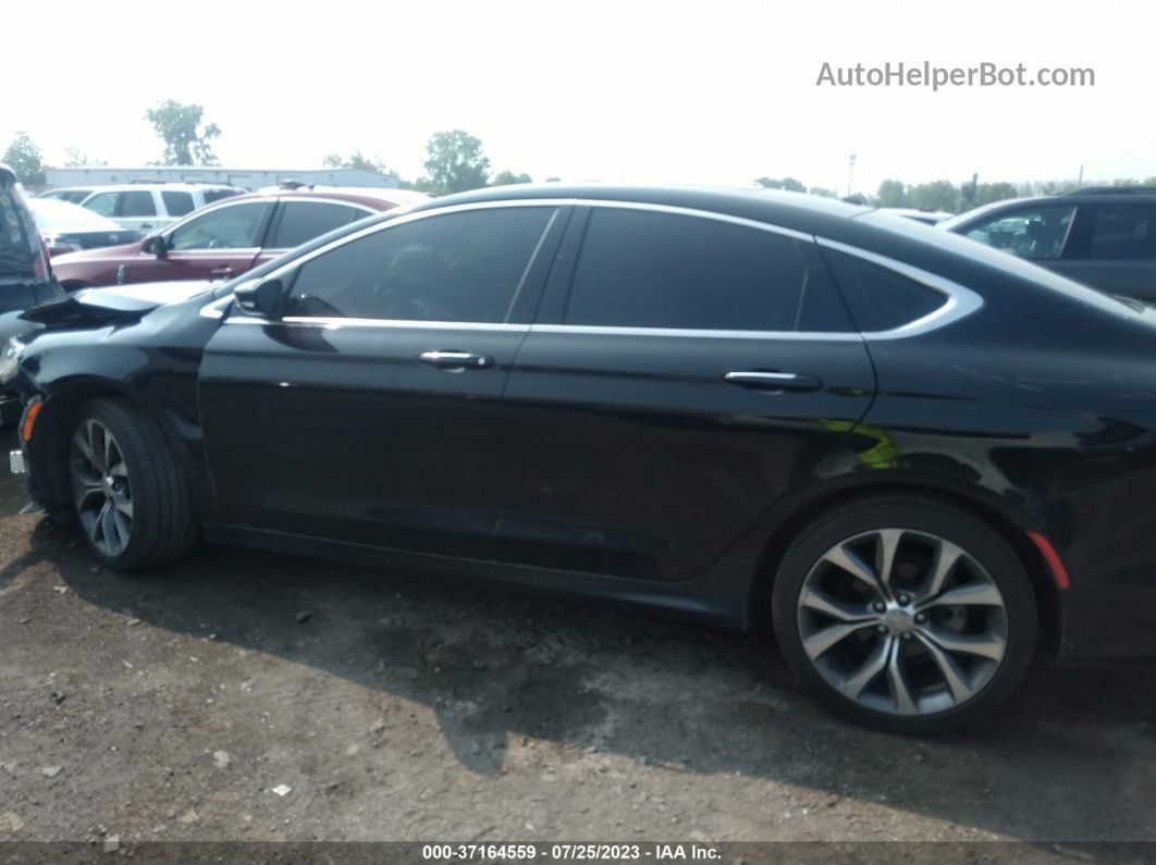 2016 Chrysler 200 C Черный vin: 1C3CCCCGXGN163450