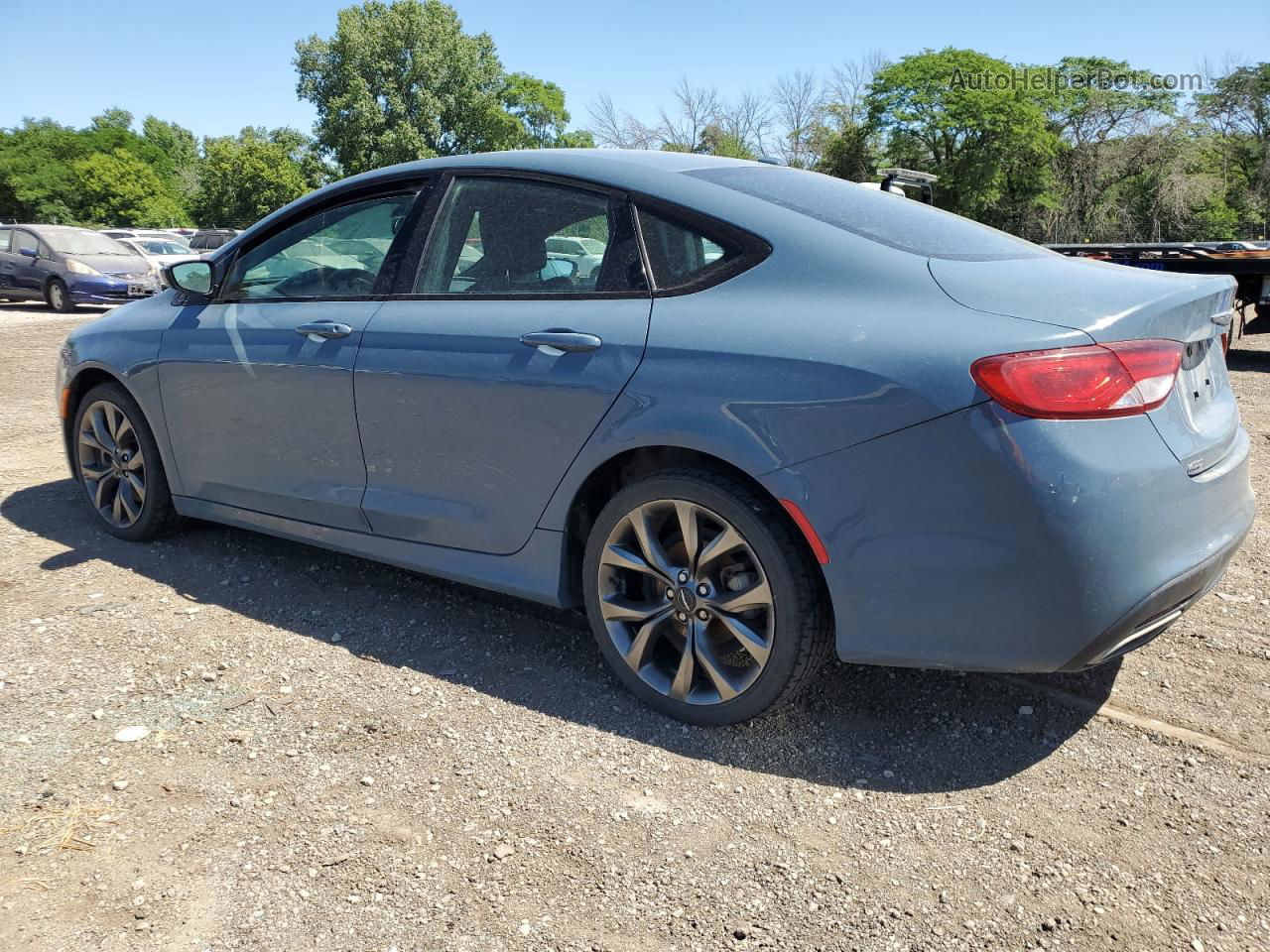 2015 Chrysler 200 S Синий vin: 1C3CCCDG0FN557133