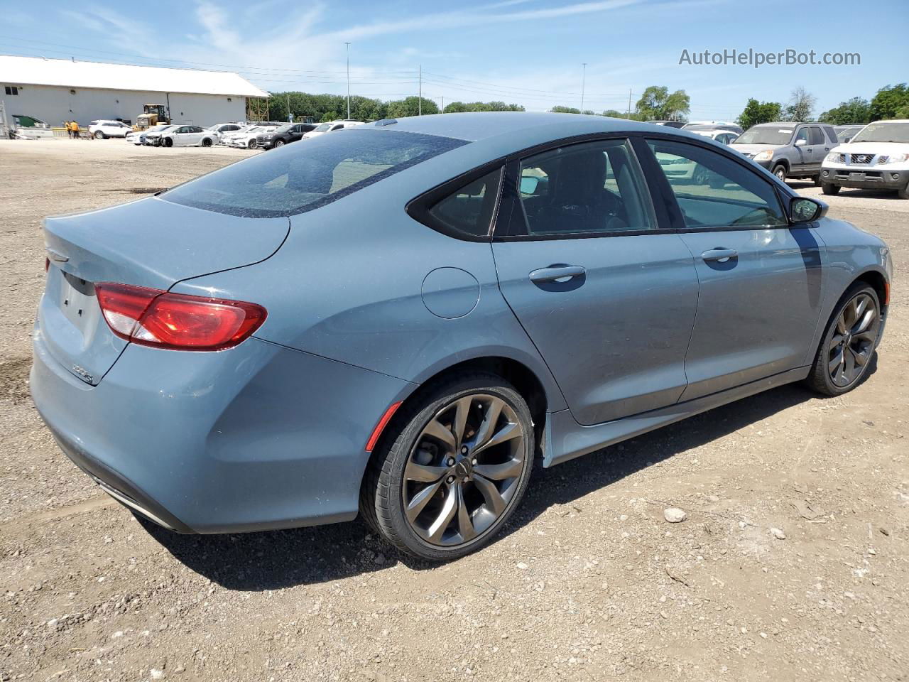 2015 Chrysler 200 S Синий vin: 1C3CCCDG0FN557133