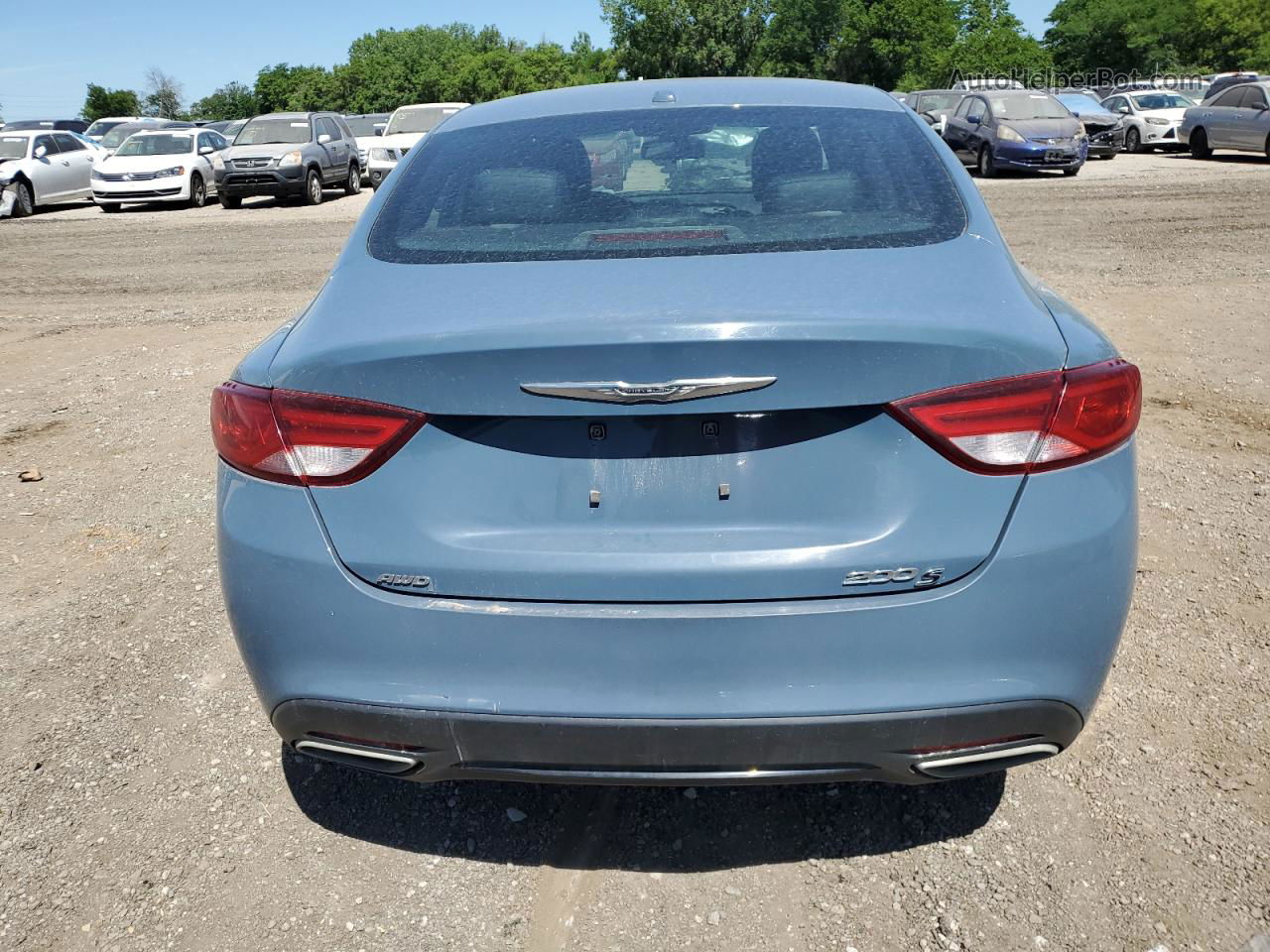 2015 Chrysler 200 S Синий vin: 1C3CCCDG0FN557133