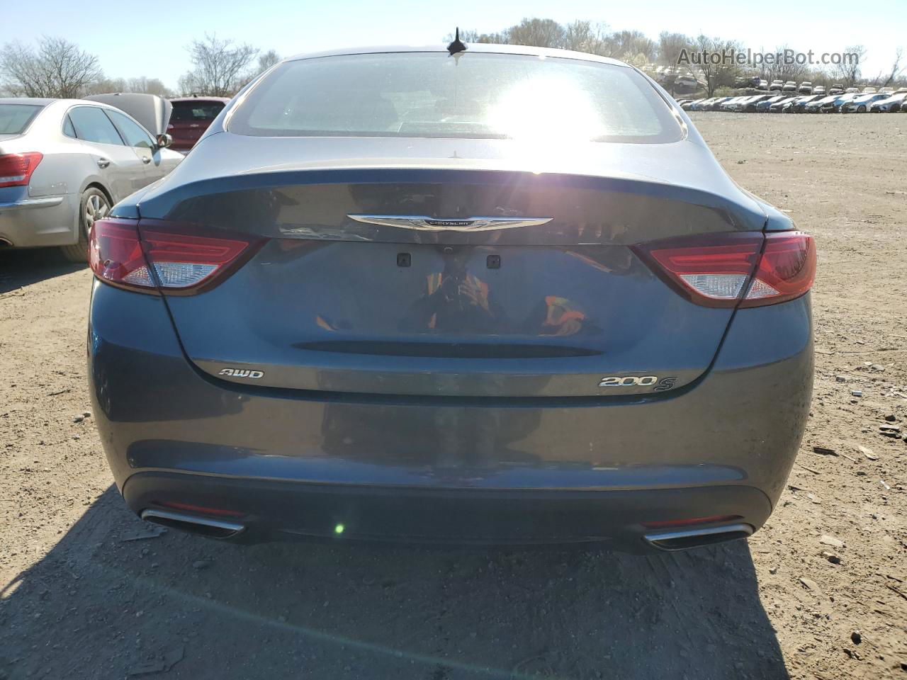 2015 Chrysler 200 S Charcoal vin: 1C3CCCDG0FN731895