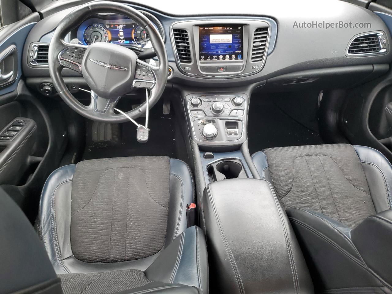 2015 Chrysler 200 S Серый vin: 1C3CCCDG1FN673926