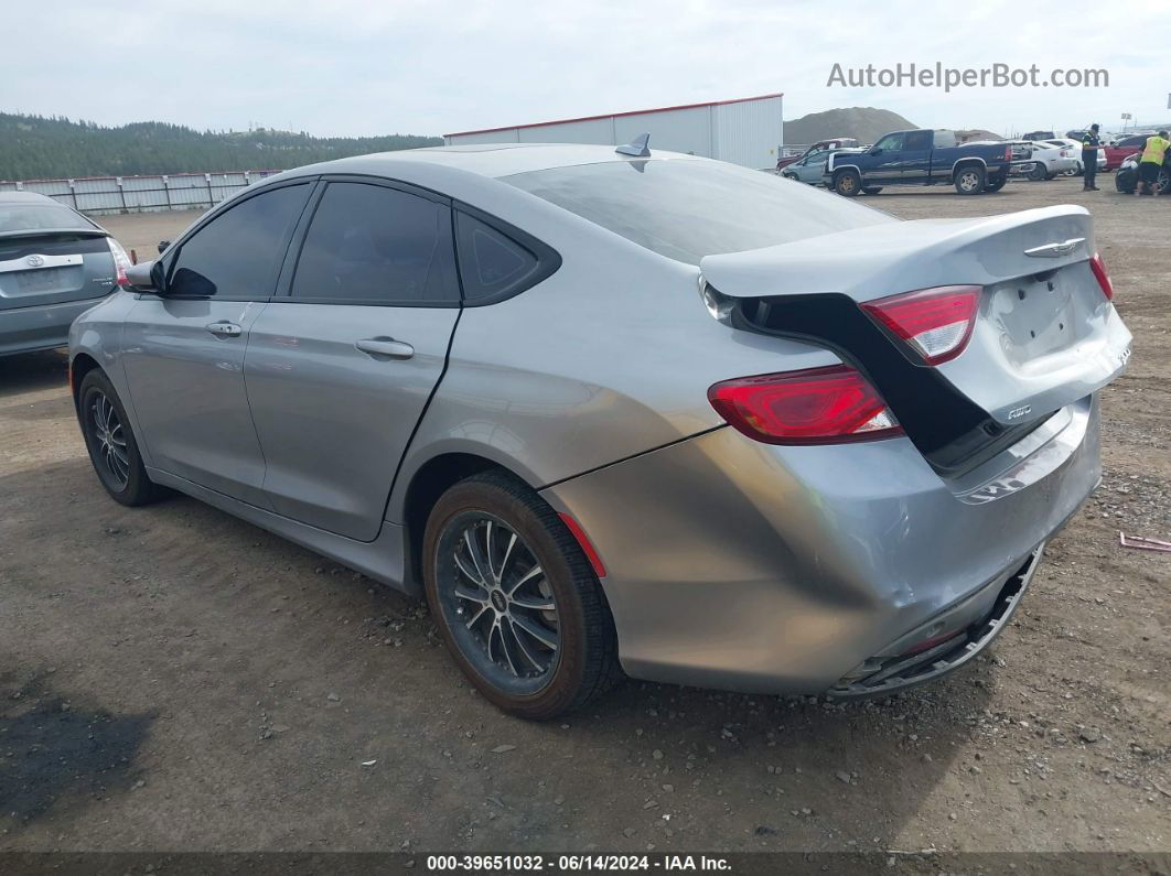 2015 Chrysler 200 S Gray vin: 1C3CCCDG1FN686899