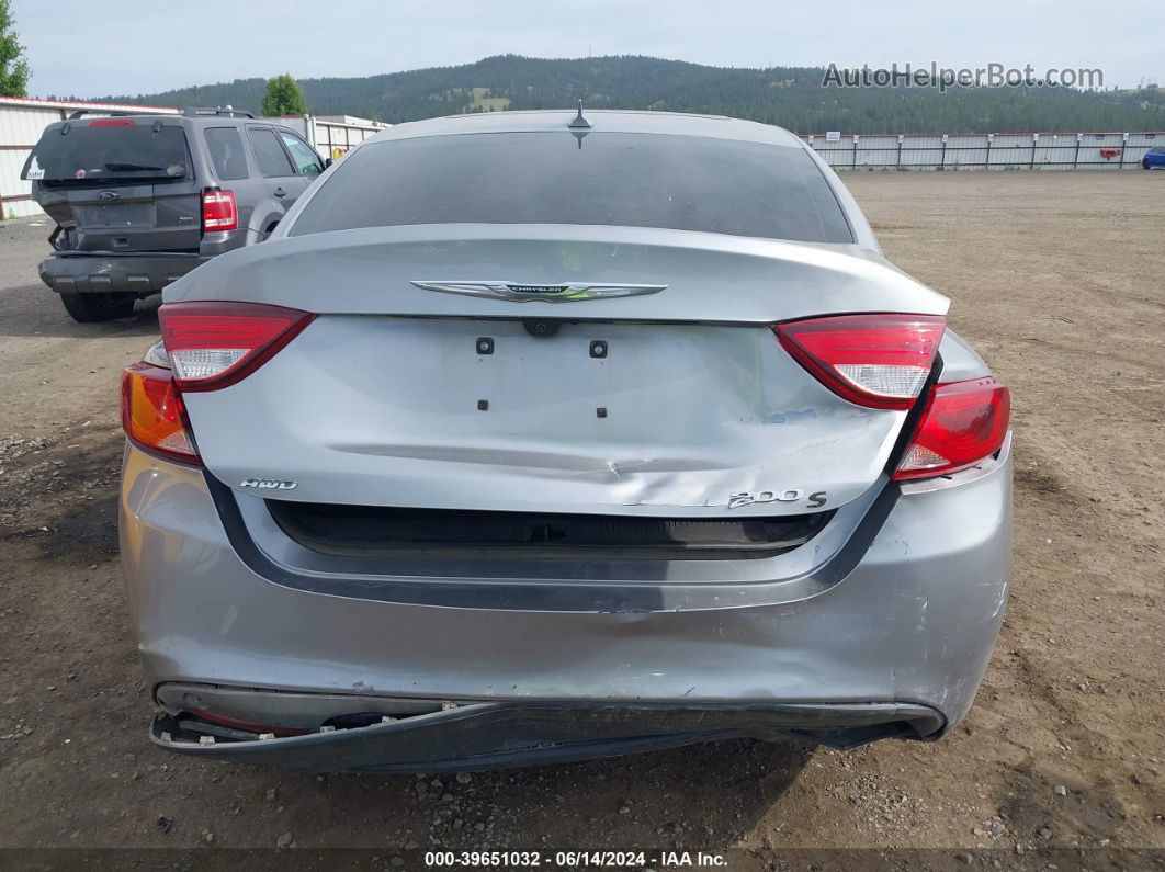 2015 Chrysler 200 S Gray vin: 1C3CCCDG1FN686899