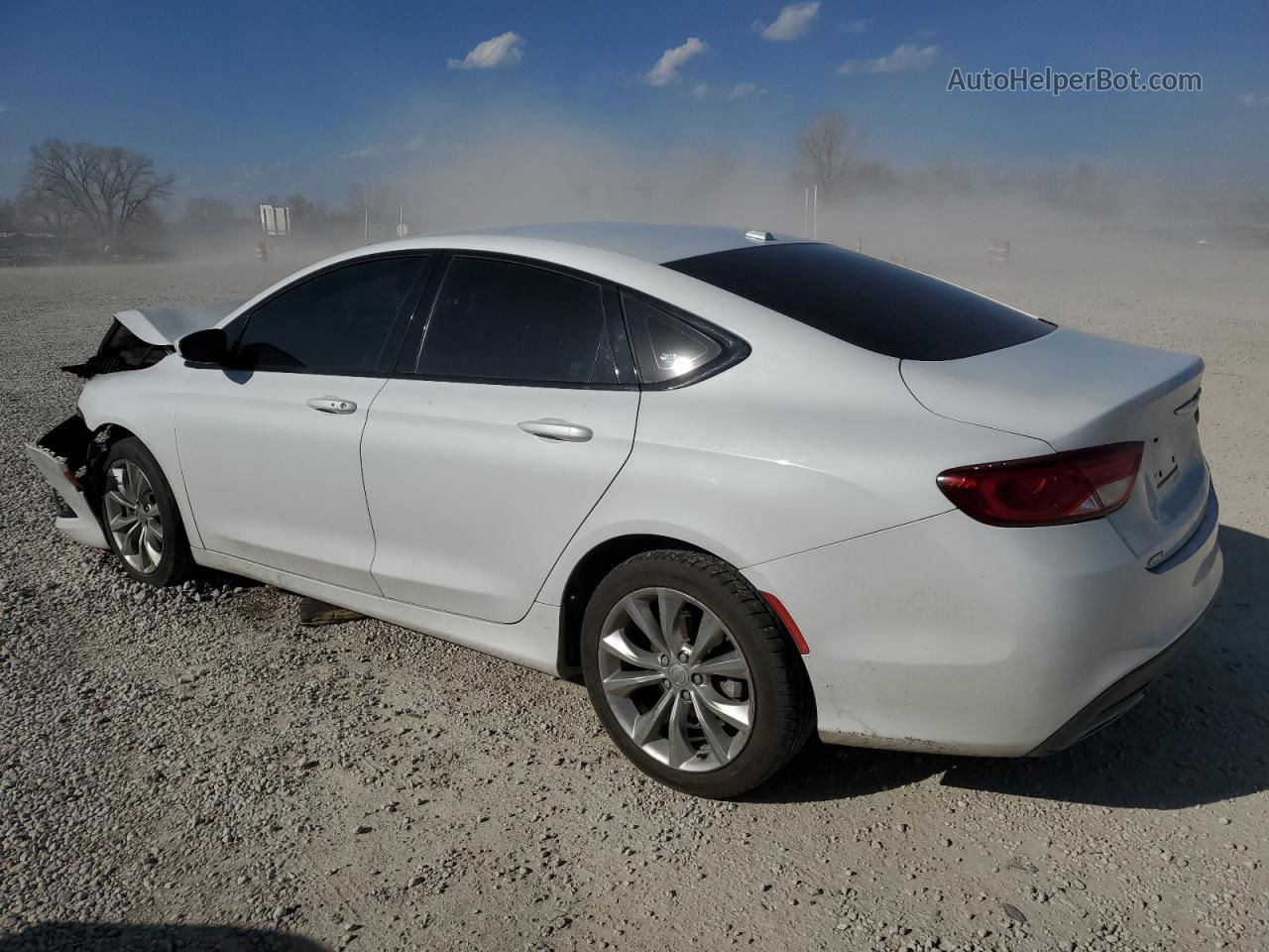 2015 Chrysler 200 S Белый vin: 1C3CCCDG1FN690905