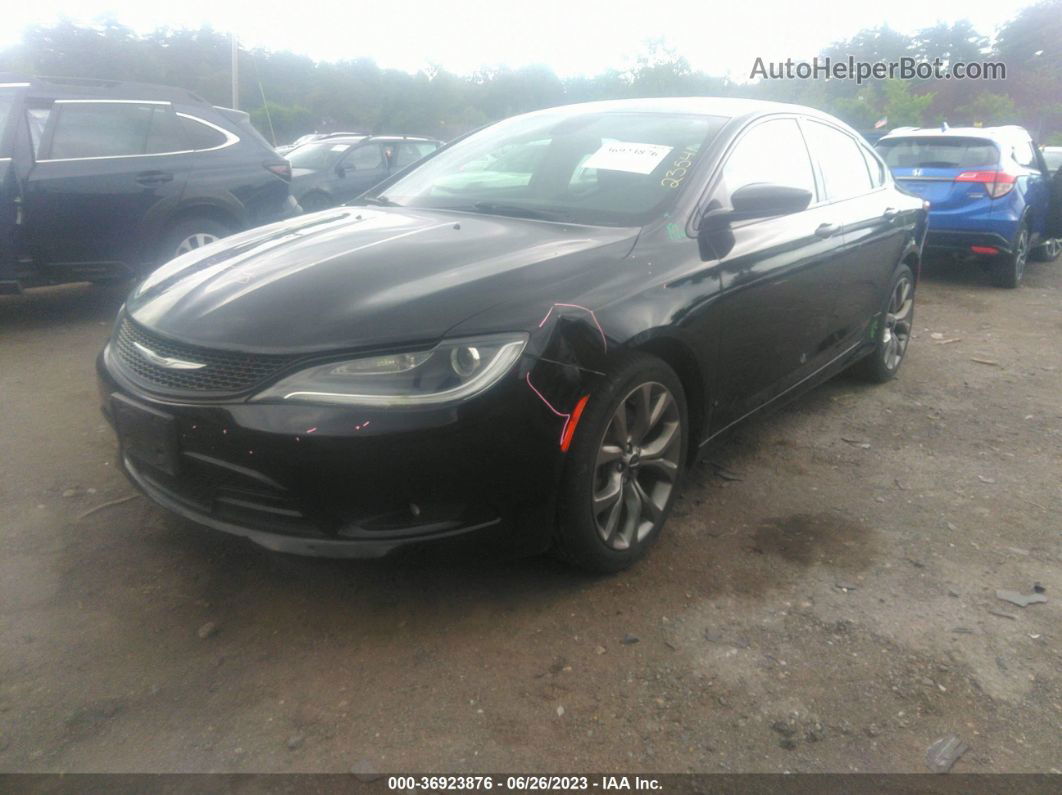 2016 Chrysler 200 S Черный vin: 1C3CCCDG1GN110358