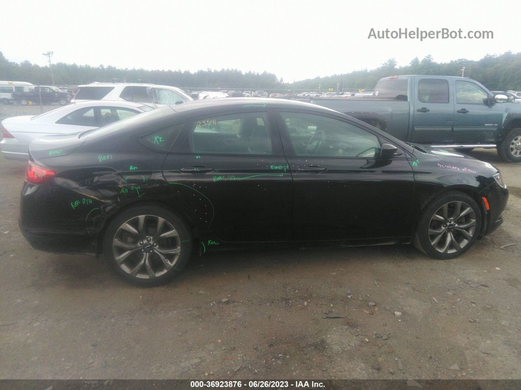 2016 Chrysler 200 S Black vin: 1C3CCCDG1GN110358