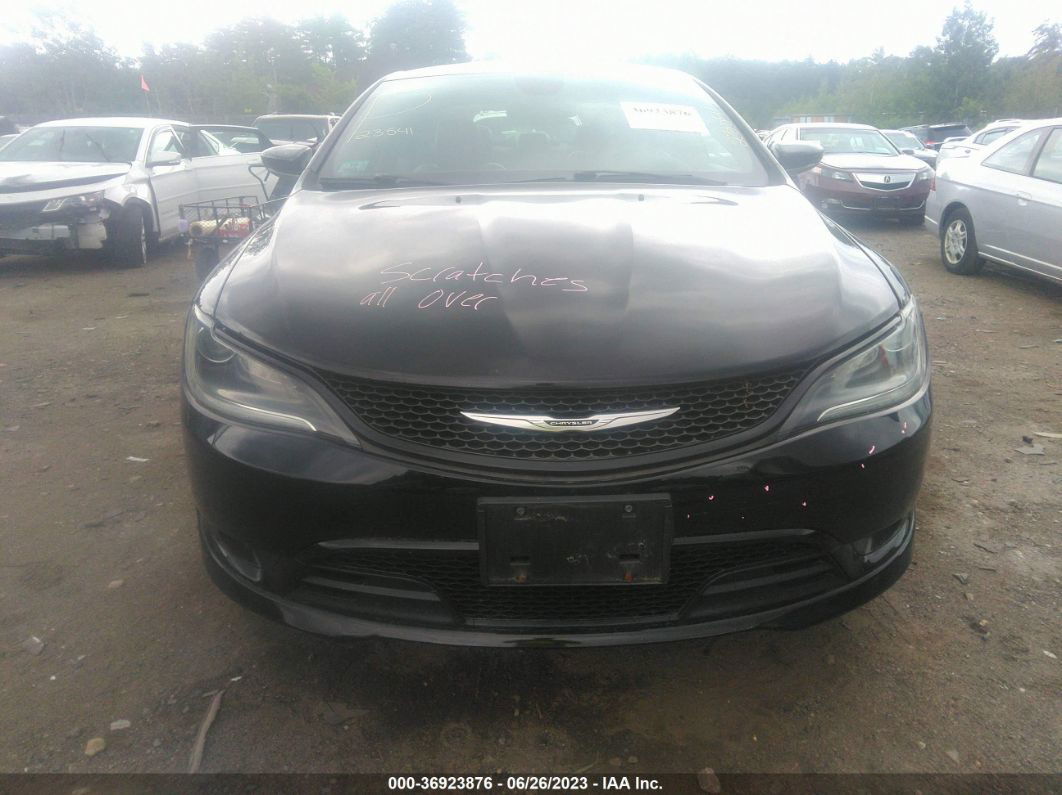 2016 Chrysler 200 S Черный vin: 1C3CCCDG1GN110358