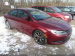 2016 Chrysler 200 S Maroon vin: 1C3CCCDG1GN153680