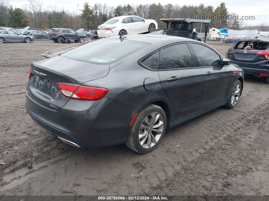 2016 Chrysler 200 S Gray vin: 1C3CCCDG1GN163142