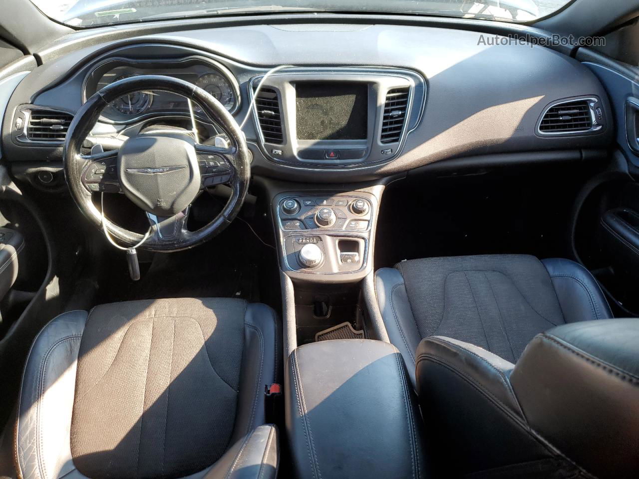 2015 Chrysler 200 S Черный vin: 1C3CCCDG3FN557093