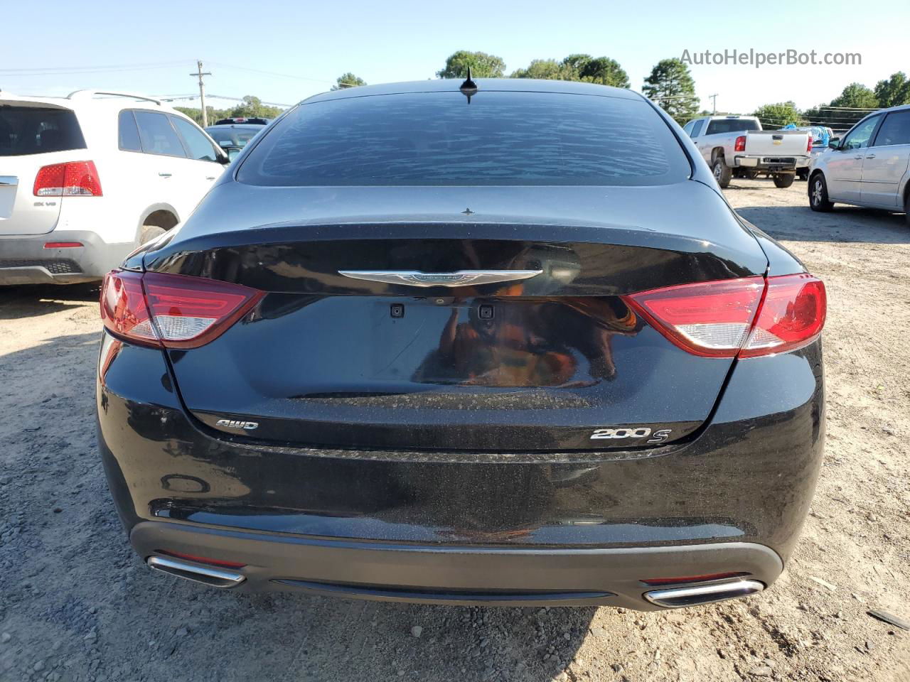 2015 Chrysler 200 S Black vin: 1C3CCCDG3FN557093