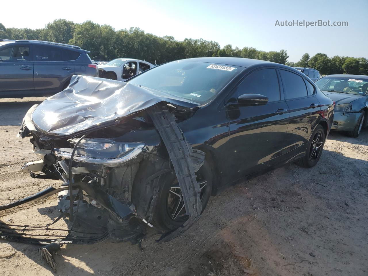 2015 Chrysler 200 S Black vin: 1C3CCCDG3FN557093