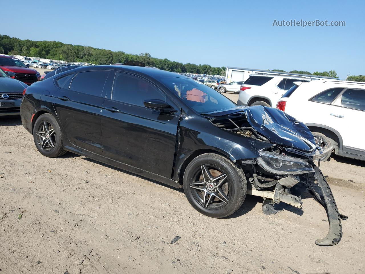 2015 Chrysler 200 S Black vin: 1C3CCCDG3FN557093