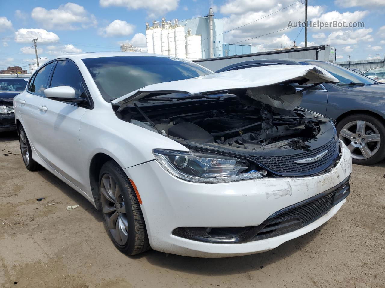 2016 Chrysler 200 S White vin: 1C3CCCDG3GN126156