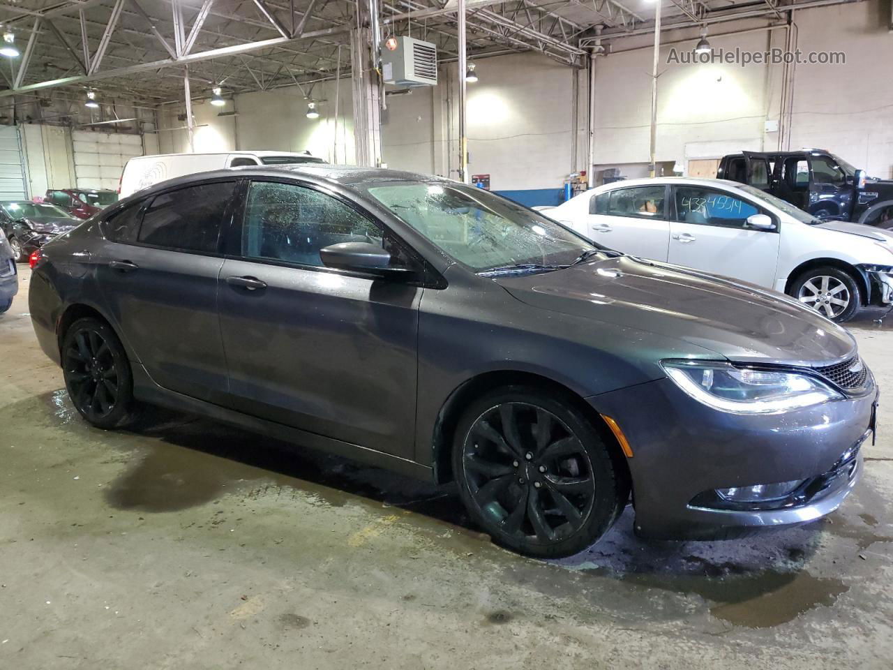 2015 Chrysler 200 S Gray vin: 1C3CCCDG4FN601909