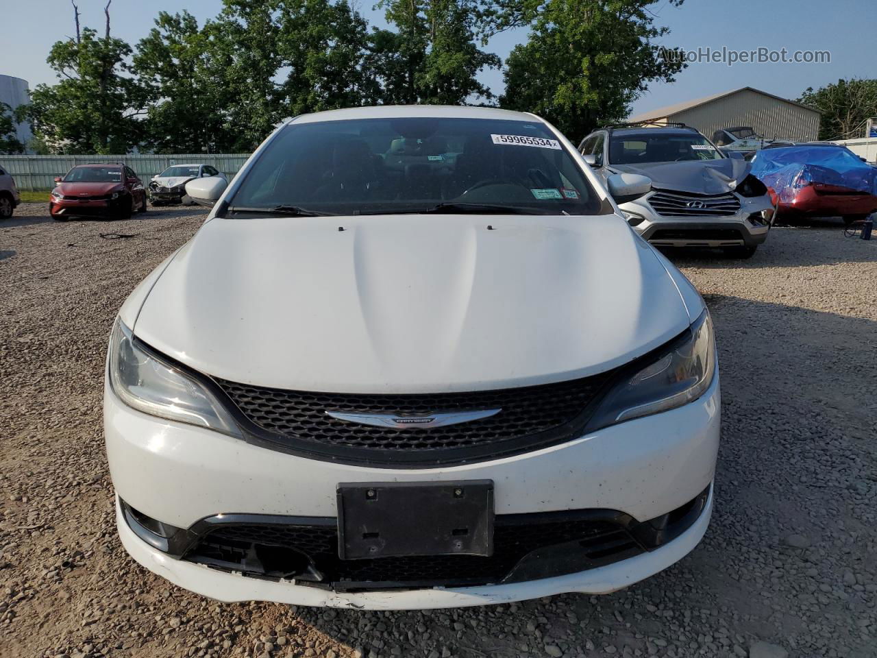 2015 Chrysler 200 S White vin: 1C3CCCDG4FN615812